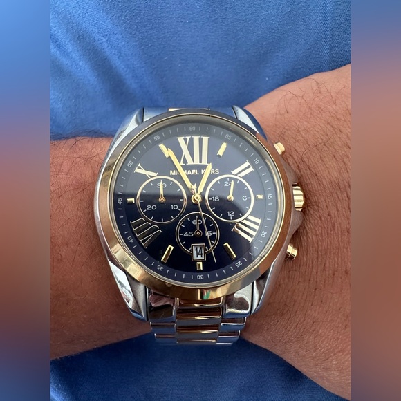 Oversized Bradshaw Two-Tone Watch - Picture 3 of 7